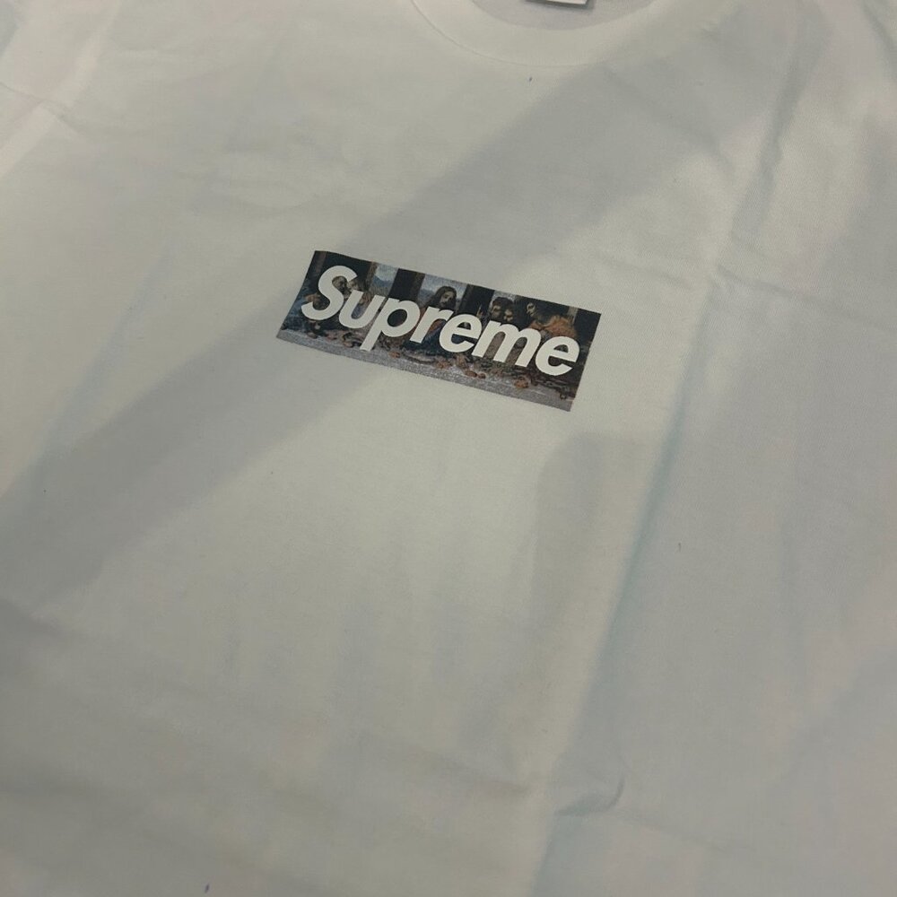 Supreme Milan Last Supper Box Logo T-Shirt Large - Picture 2 of 4